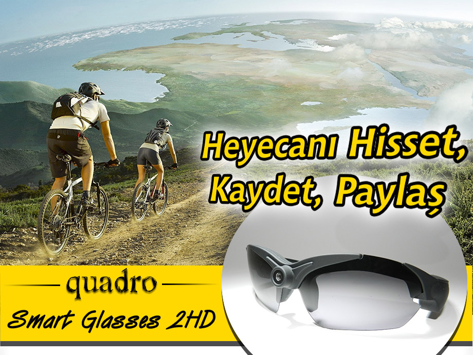 quadro, smart galsses, 2hd,  quadro smart glasses 2hd, akıllı gözlük, kameralı gözlük, outdoor gözlük
