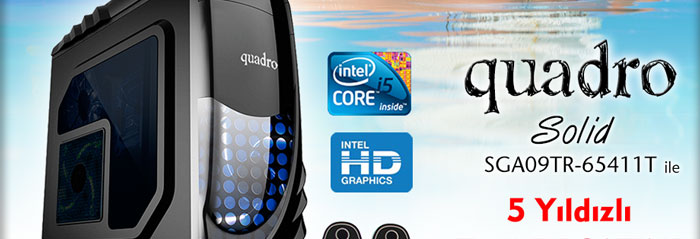 quadro solid, bilgisayar, aurum moon, tatil kampanyası, E8400, Core i5